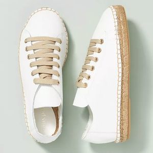 Anthropologie Maypol leather espadrille sneakers
